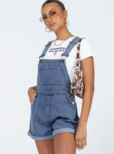 Kacey Overalls Blue Denim