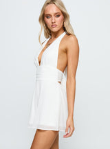 Got Me Started Romper White