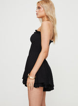 Ellys Strapless Romper Black