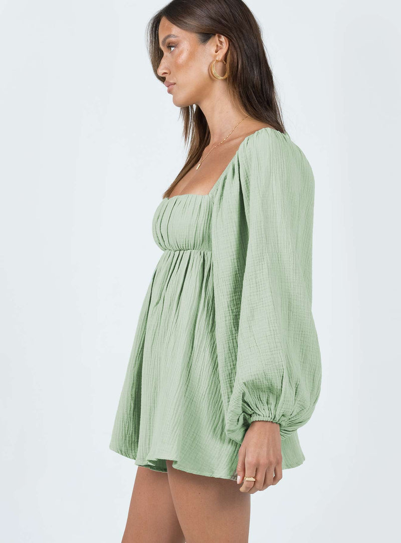 Beck Romper Sage