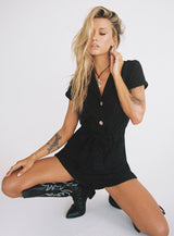 Ashens Romper Black