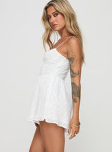 Jaziel Romper White