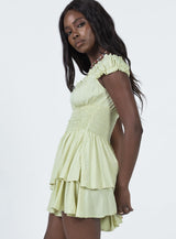 The Love Galore Romper Green