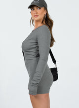 Angel Romper Dark Grey