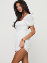 Rooney Romper White