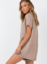 Vixen Romper Taupe