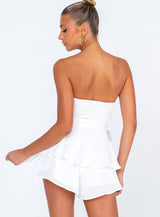 The Rolla Romper White