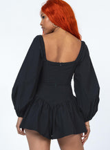 Chari Romper Black