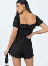 Leni Romper Black