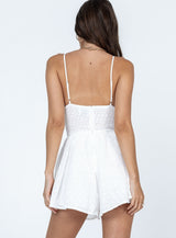 Theon Romper White