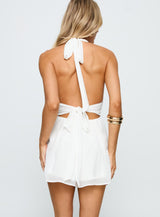 Got Me Started Romper White