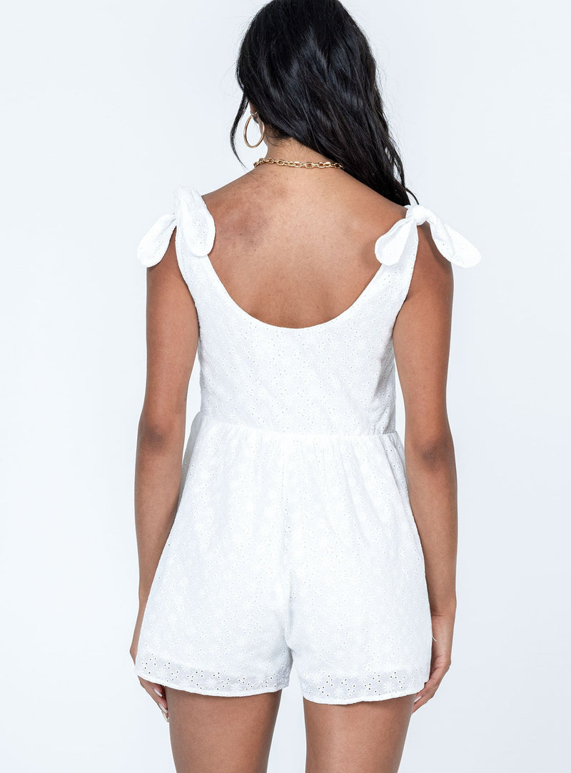 Orion Romper White