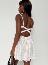 Libbie Romper White Floral