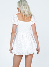 Audie Romper White