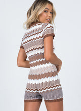 Sasha Romper Brown