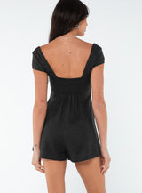 Darcie Romper Black
