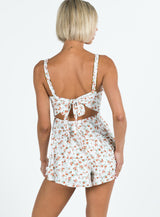 Thunderclouds Romper Pink Floral