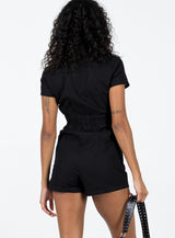 Loretta Romper Black