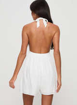 Flotte Playsuit White