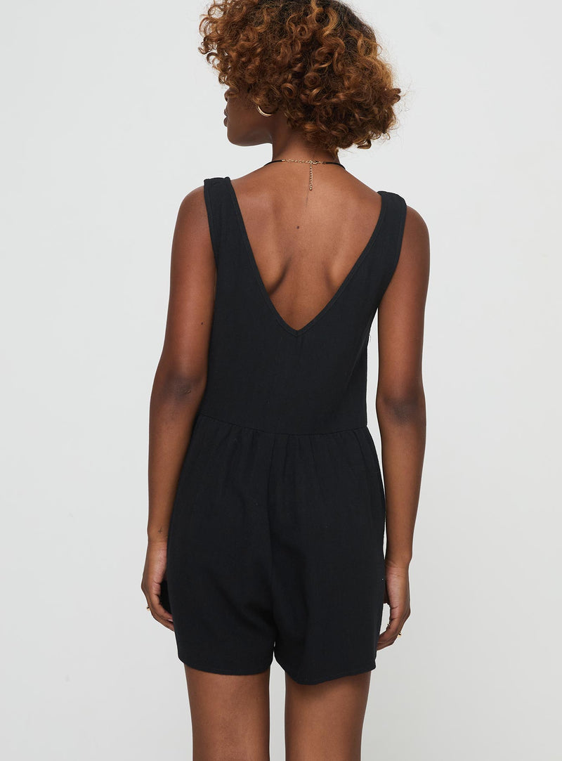 Mackellar Romper Black