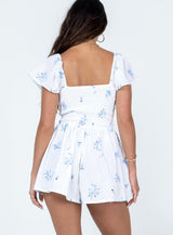 Front Row Romper White