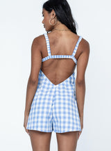 Harlie Romper Blue