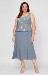 Plus Angela Firework Sequin Jacket Dress