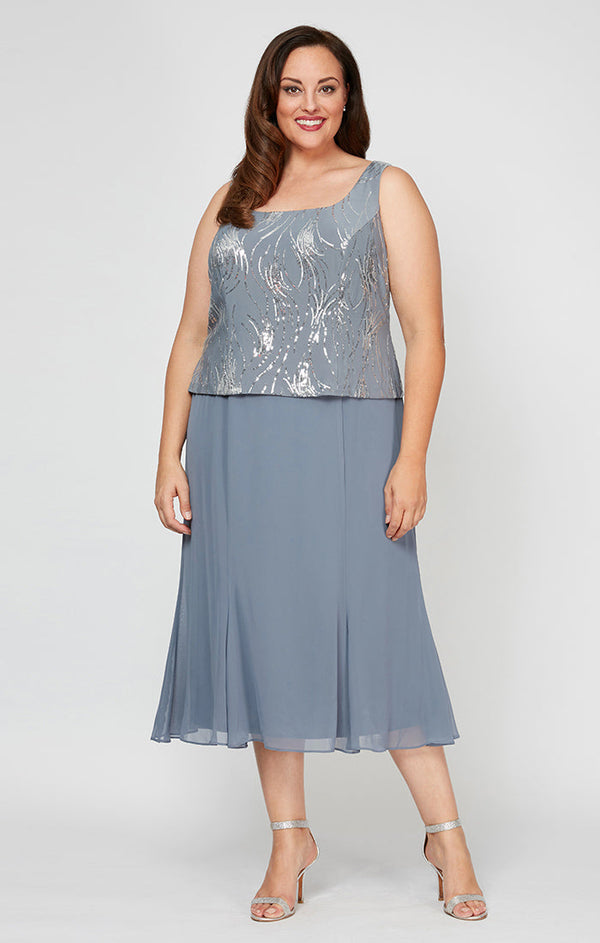 Plus Angela Firework Sequin Jacket Dress
