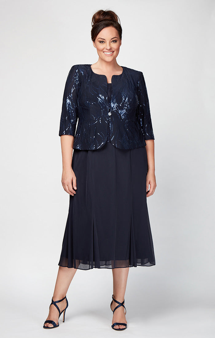 Plus Annabelle Godet Detail Firework Sequin Jacket Dress