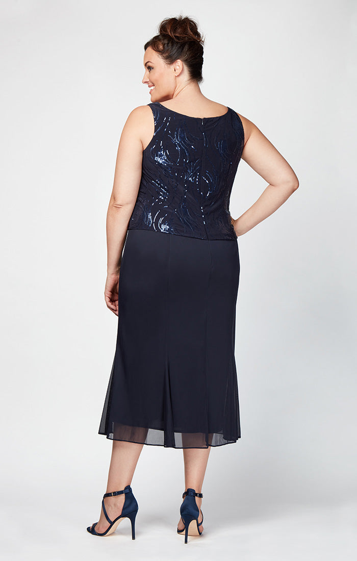 Plus Annabelle Godet Detail Firework Sequin Jacket Dress