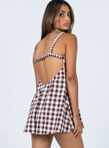 Harlie Romper Brown
