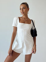 Hastings Romper White