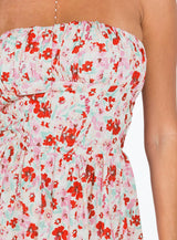 Stefanni Romper Red Floral