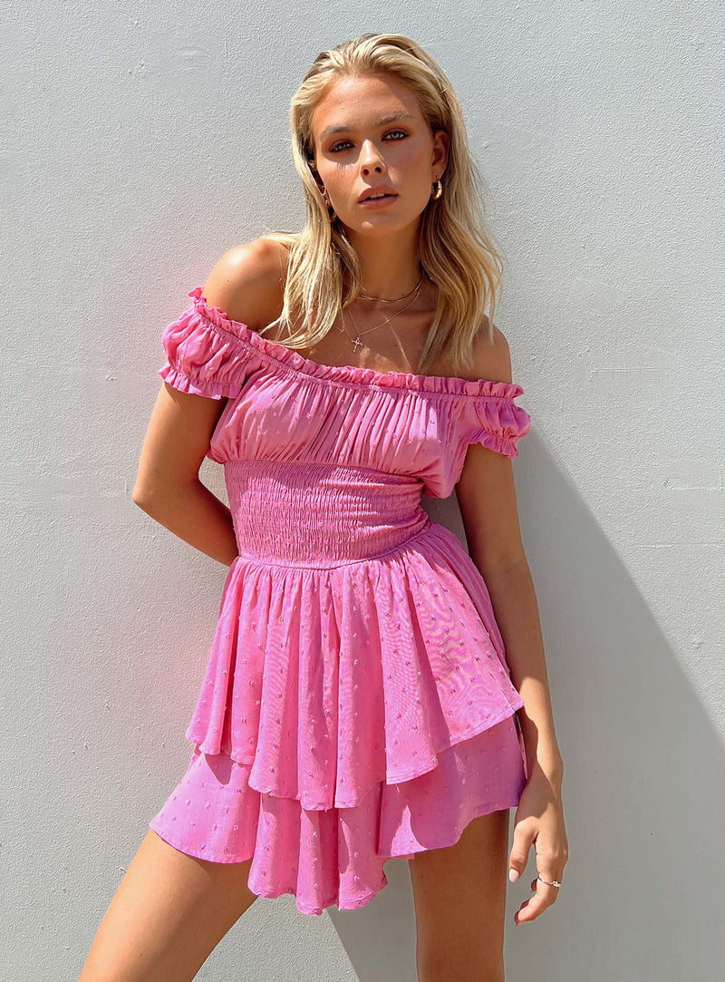 The Love Galore Romper Pink