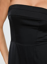Loreno Strapless Jumpsuit Black