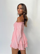The Love Galore Long Sleeve Romper Baby Pink