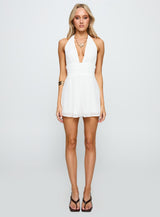 Got Me Started Romper White