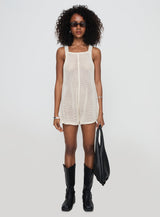 Gordes Playsuit White