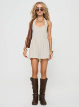 Athina Romper Beige