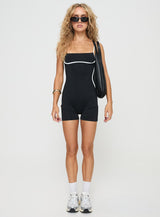 Maidenwell Contrast Romper Black