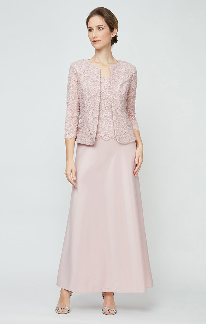 Bethany Glitter Lace Jacket Dress