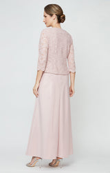 Bethany Glitter Lace Jacket Dress