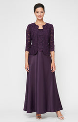 Bethany Glitter Lace Jacket Dress