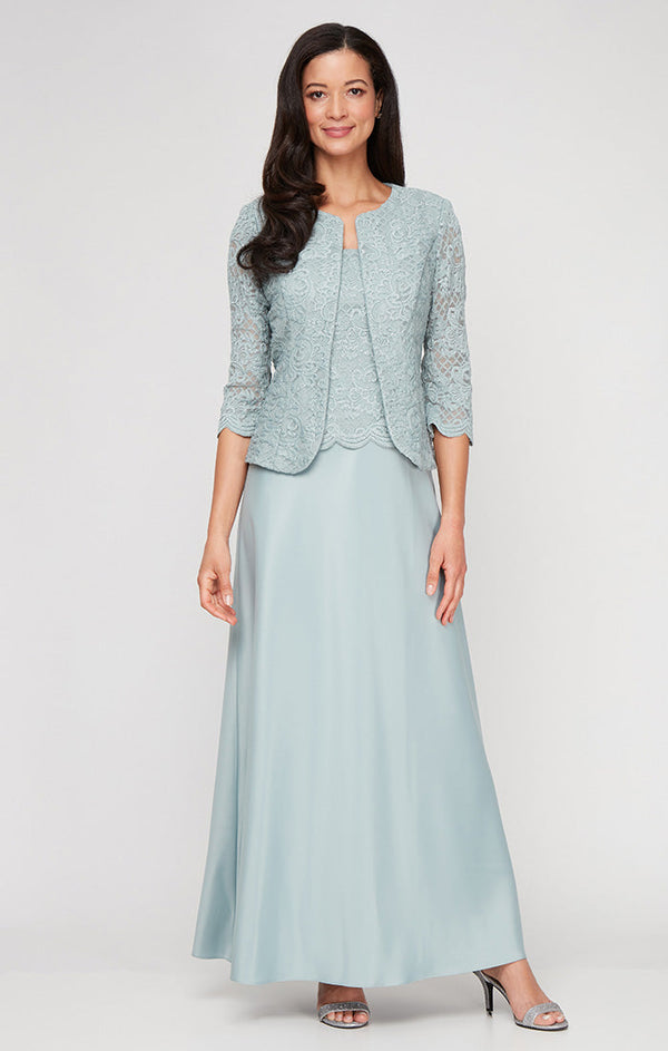 Bethany Glitter Lace Jacket Dress