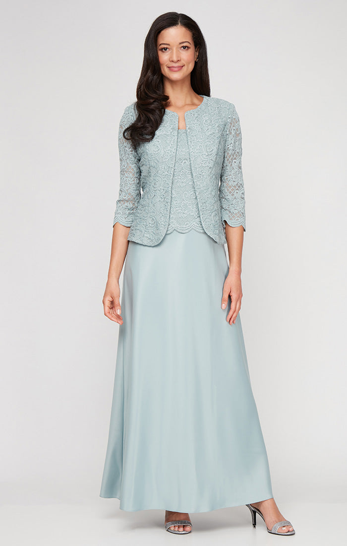 Bethany Glitter Lace Jacket Dress