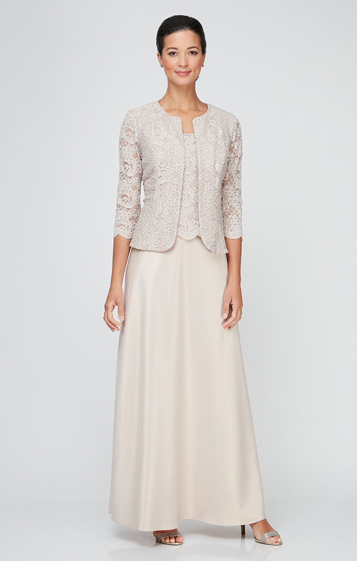 Bethany Glitter Lace Jacket Dress