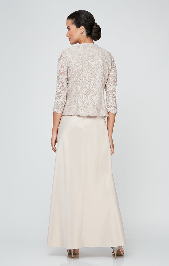 Bethany Glitter Lace Jacket Dress