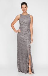 Regular - Elaine Sleeveless Lace Gown