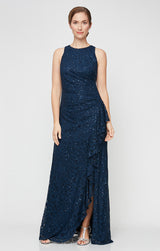 Regular - Elaine Sleeveless Lace Gown