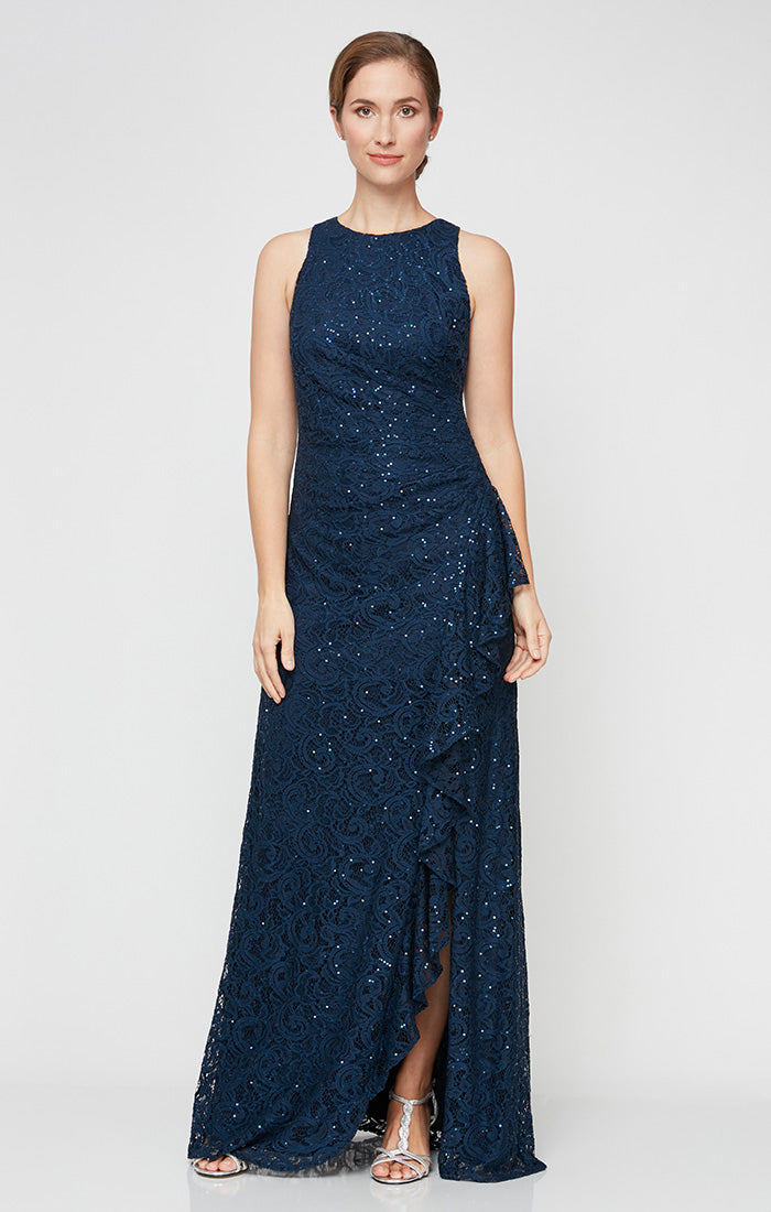 Regular - Elaine Sleeveless Lace Gown